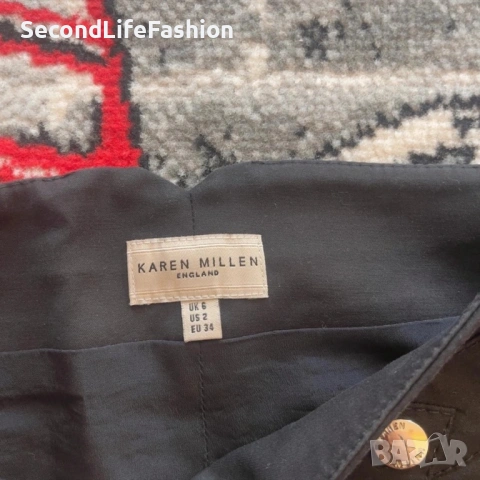 Karen Millen къса черна пола размер XS, снимка 2 - Поли - 54023254