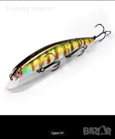 Воблери Bearking Rudra 130SP, снимка 4 - Стръв и захранки - 35668651