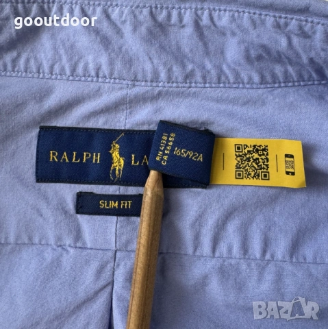 Polo Ralph Lauren Slim Fit Stretch End-On-End Shirt (S), снимка 4 - Ризи - 54261187