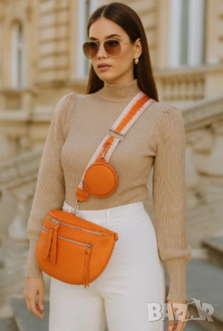 Дамска чанта с къса и широка регулируема дръжка, снимка 13 - Чанти - 52094008