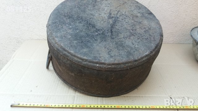 стара метална огромна тава за лютеница и др. , снимка 9 - Антикварни и старинни предмети - 42036849