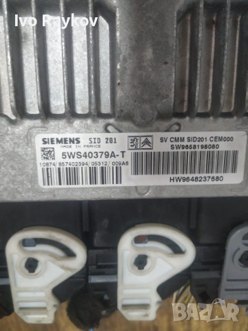 Компютър двигател за Peugeot 407 Coupe , 5WS40379A-T ,  2.7 HDi, 204 к.с.  9658198080, снимка 2 - Части - 53290674