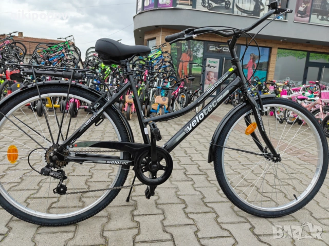 SPRINT Алуминиев велосипед 26" Velotec CITY черен