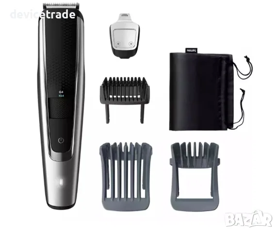 Тример Philips BT5522/15, Остриета от неръждаема стомана 0,4-20 мм