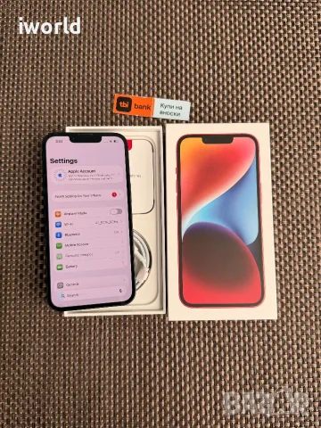100% батерия🔋  iPhone 14  ❗️лизинг от 18€/мес  ❗️midnight black черен  ❗️ КАТО НОВ ❗️ 128gb, снимка 10 - Apple iPhone - 56016583