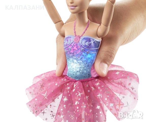 Кукла Barbie® Балерина със светлинни ефекти DREAMTOPIA HLC25, снимка 5 - Кукли - 40277276