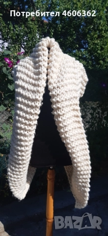 ръчно изплетен елек м размер, снимка 2 - Елеци - 51863919