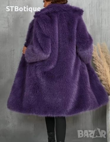 🌟 Дамско елегантно яке от изкуствен косъм – STBoutique 🌟, снимка 2 - Якета - 51937061