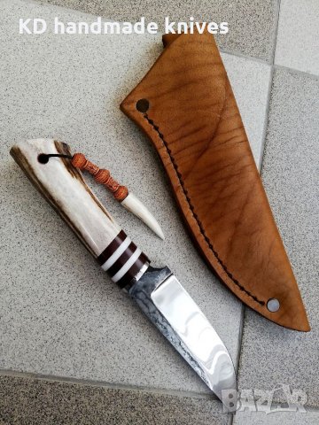 Ръчно изработен ловен нож от марка KD handmade knives ловни ножове, снимка 8 - Ножове - 34478488