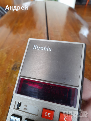 Стар калкулатор Litronix, снимка 3 - Други ценни предмети - 44635551