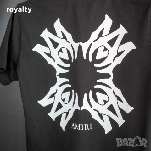 Amiri Черна Мъжка Тениска , снимка 5 - Тениски - 52227797
