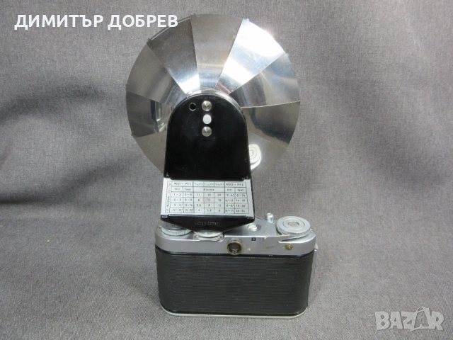 СТАР РЕТРО ФОТОАПАРАТ WIRGIN EDIXA СЪС СВЕТКАВИЦА, снимка 5 - Антикварни и старинни предмети - 54157283