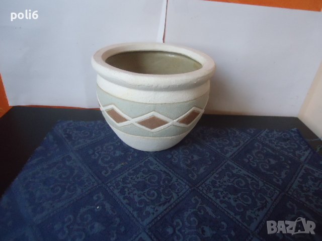 керамична ваза ,купа ,саксия