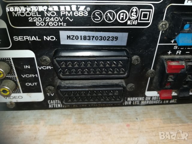 marantz pm683 receiver-made in japan 1703211619, снимка 5 - Ресийвъри, усилватели, смесителни пултове - 32198305