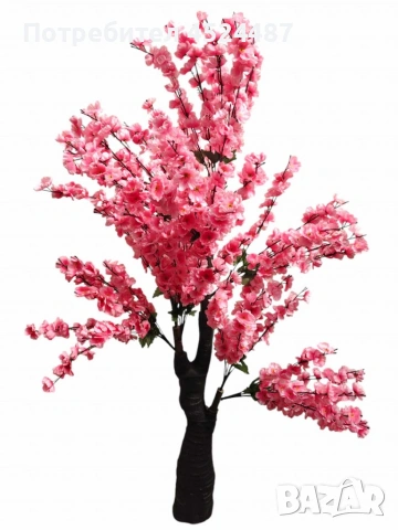 Изкуствено декоративно дърво, Цъфтяща сакура, 1.7 м
