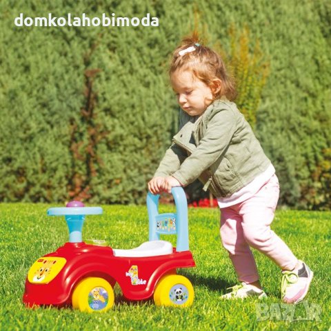 Последни бройки Fisher Price 3в1 Кола за бутене с волан, Клаксон, 48х18х20,5см, Детски телефон, снимка 6 - Коли, камиони, мотори, писти - 36599352