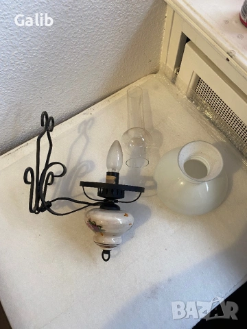 Стари красиви лампи с огледало, снимка 9 - Лампи за стена - 54058082