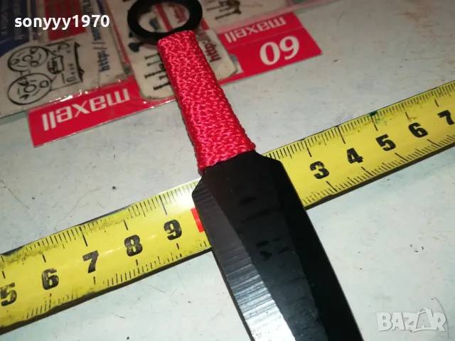 КАМА-НОЖ С ЧЕРВЕНА ОПЛЕТКА 1303250716, снимка 15 - Ножове - 49473586
