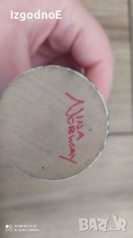 Оригинални стари дървени ръчно изработени Фигурки Nina Norway , снимка 5 - Колекции - 40351341