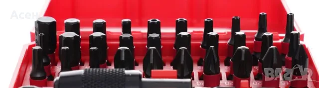 Комплект ударни битове TAGRED CrV, ударни битове TORX, PZ1, HEX3, TX 32 части, снимка 4 - Други инструменти - 47662337