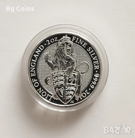 Сребро 2 OZ 2016 Лъв 