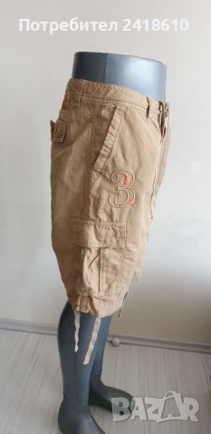 La Martina Cargo Short Cotton / Len Mens Size 32/33 ОРИГИНАЛ! Мъжки Къси Панталони!, снимка 11 - Къси панталони - 37448821