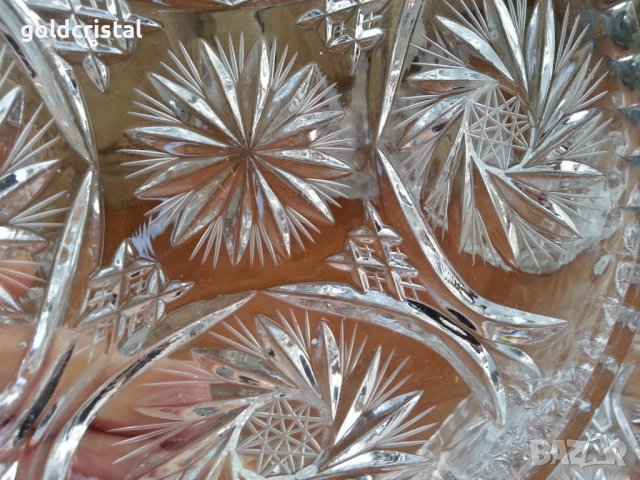 Кристални чинии, снимка 2 - Антикварни и старинни предмети - 37625415