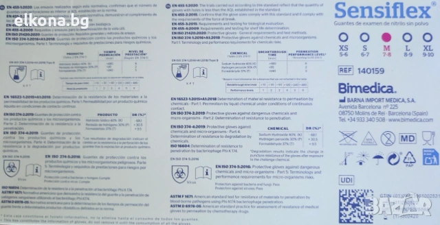 БЕЗПЛАТНА ДОСТАВКА! Еднократни медицински ръкавици - Нитрил, снимка 3 - Медицински консумативи - 54006306