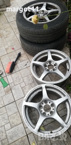 4бр.ал джанти 15 цола 5*100 за VW АУДИ СЕАТ има втулки за Тойота, снимка 2 - Гуми и джанти - 52672623