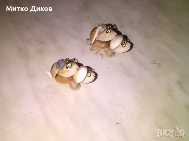 Мини декоративни фигурки костенурки от миди и други ръчно направени, снимка 2 - Декорация за дома - 49964009