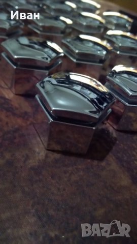 Капачки за болтове на джанти 22 мм хром - 24 лв,черен и тъмно-сив за кола автомобил джип +подарък