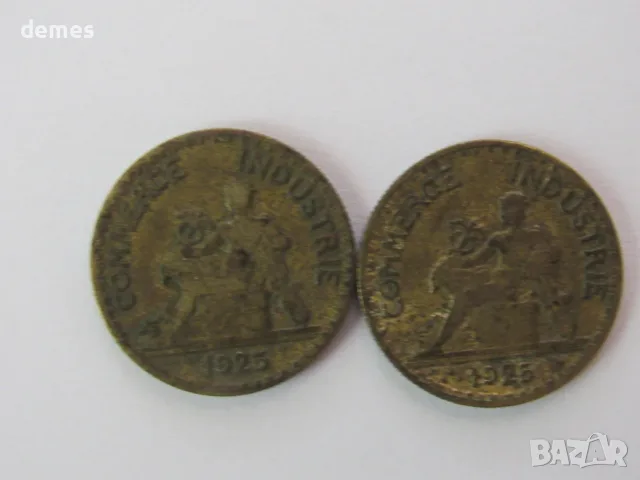 Сет Франция - 50сантима BON POUR, 1925 г. - 233 D, снимка 4 - Нумизматика и бонистика - 55780218