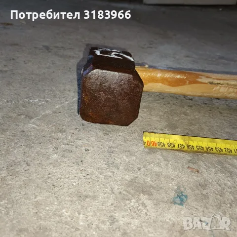 голям стар каменарски чук 5 килограма , снимка 3 - Железария - 56133835