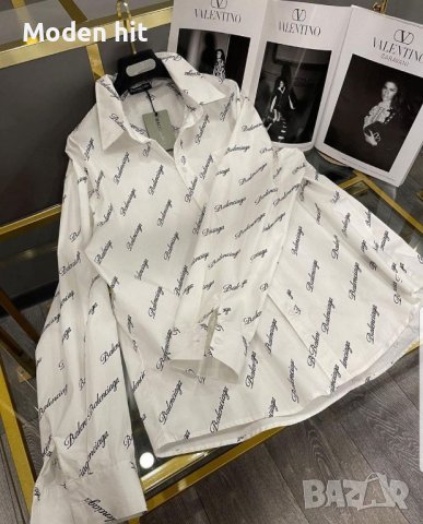 Balenciaga дамска риза висок клас реплика, снимка 2 - Ризи - 44477124