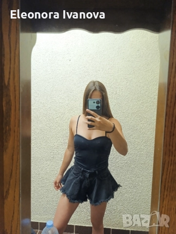 Черни къси панталонки Bark