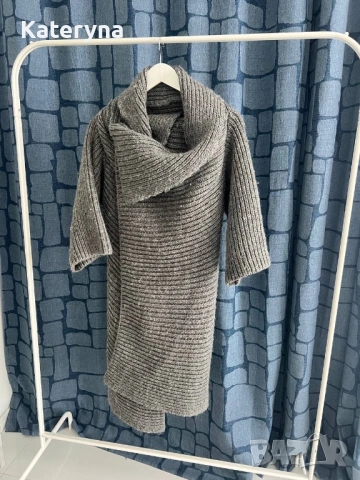 вълнен кардиган, палто Zara, яке, снимка 5 - Палта, манта - 54311175