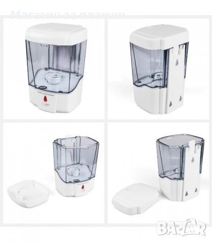 СЕНЗОРЕН ДИСПЕНСЪР ЗА ТЕЧЕН САПУН ЗА СТЕНА - код  2820, снимка 5 - Други - 34151796