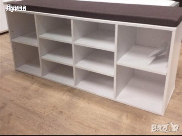 Немско качество! Шкаф за обувки с пейка и възглавница!, снимка 5 - Шкафове - 30328738