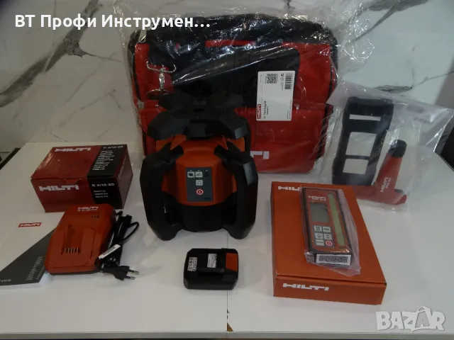 Hilti PR 30 HVSG A12 - Ротационен лазерен нивелир със зелен лъч, снимка 1 - Други инструменти - 47986969