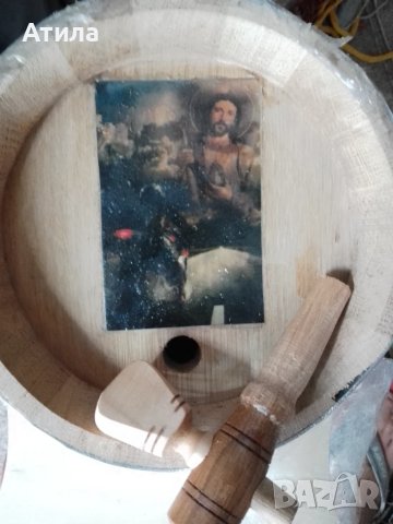 буре,бъчва с ваша цветна снимка или надпис