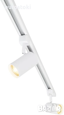 Qazqa – Модерна алуминиева светлина система с 5 точкови прожектора, 1 фаза. Подходяща за LED GU10, снимка 2 - Лампи за таван - 52031382