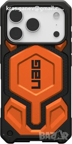 UAG Monarch Pro Rugged Case за Apple iPhone 17 Pro – Оранжев, снимка 7 - Калъфи, кейсове - 55990899