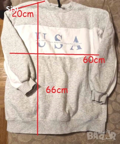 Спортен суичър USA, ватиран, снимка 4 - Суичъри - 53202769