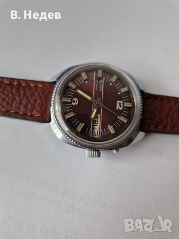 SLAVA automatic, 27 jewels, made in USSR, ТОП!, снимка 2 - Мъжки - 54080324