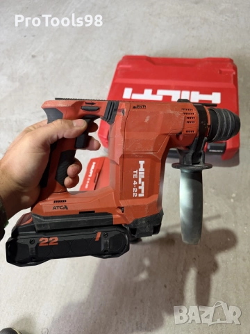 Hilti TE 4-22 Nuron перфоратор 2x4Ah, снимка 7 - Перфоратори - 56544439