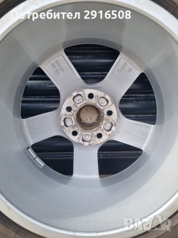 Оригинални Ауди джанти 17 5х112 ЕТ37  с зимни гуми 225 55 17 , снимка 5 - Гуми и джанти - 52087551