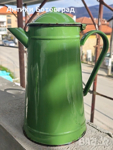 Стар емайлиран съд , снимка 4 - Антикварни и старинни предмети - 54128060