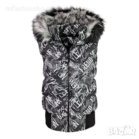 Дамски елек City Angels, качулка с пух 20 цвята, снимка 8 - Елеци - 40742801