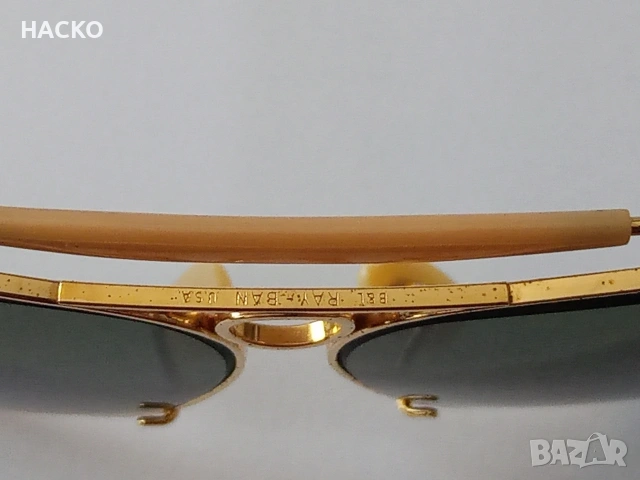 Слънчеви Oчила Ray Ban USA B&L Aviator BulletHole Shooter G-15 100% ОРИГИНАЛНИ, снимка 2 - Слънчеви и диоптрични очила - 54113185