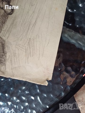 Рисунка с молив от Коста Петров, снимка 3 - Антикварни и старинни предмети - 49859929